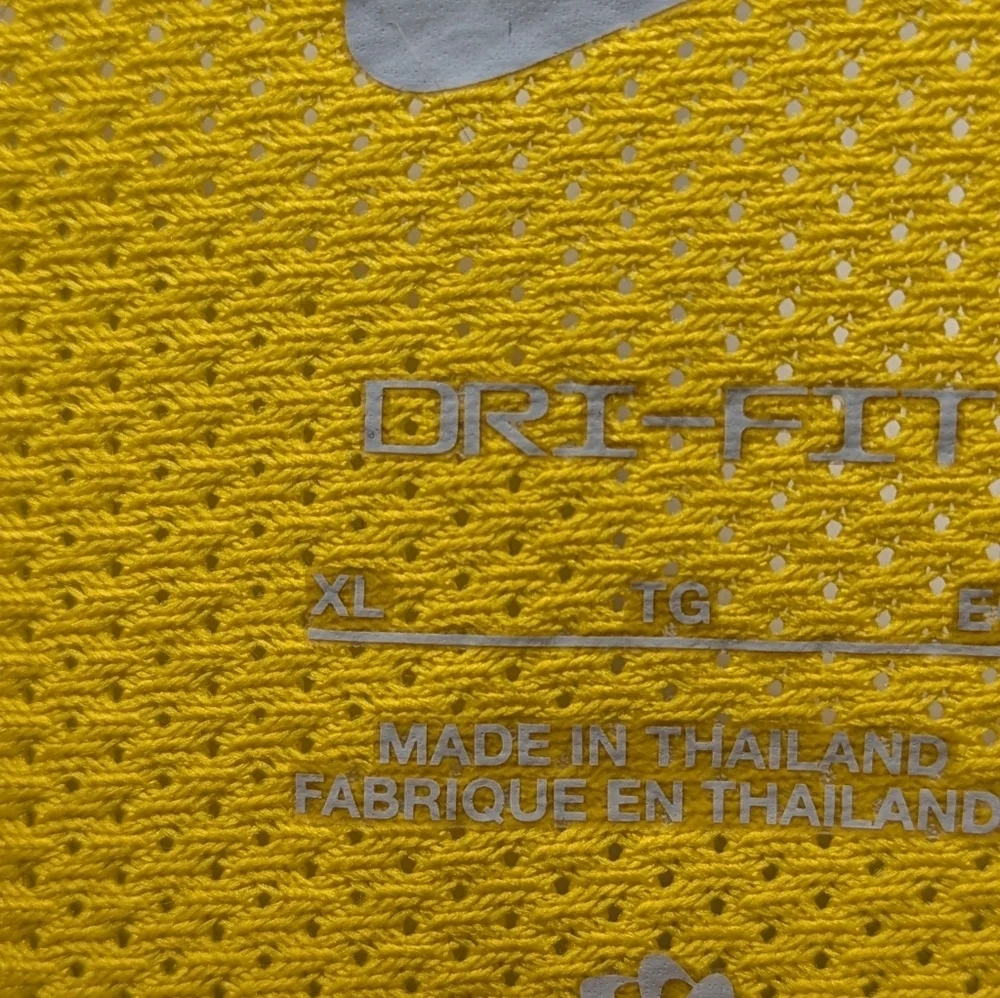 Nike Yellow Team Chicago Athletic Shirt